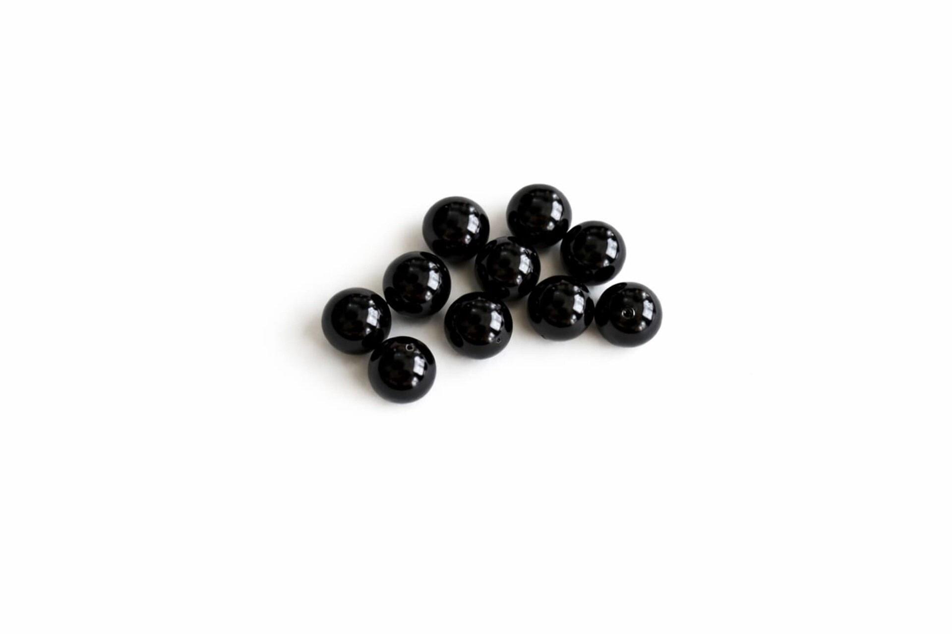 perle swarovski 5810 crystal mystic black pearl busta da 10 pezzi 10mm