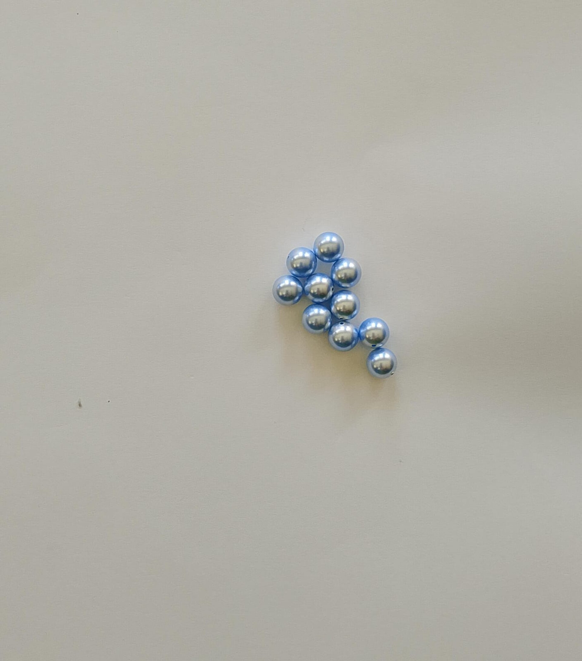 perle swarovski 5810 crystal light blue pearl busta da 30 pezzi 6mm