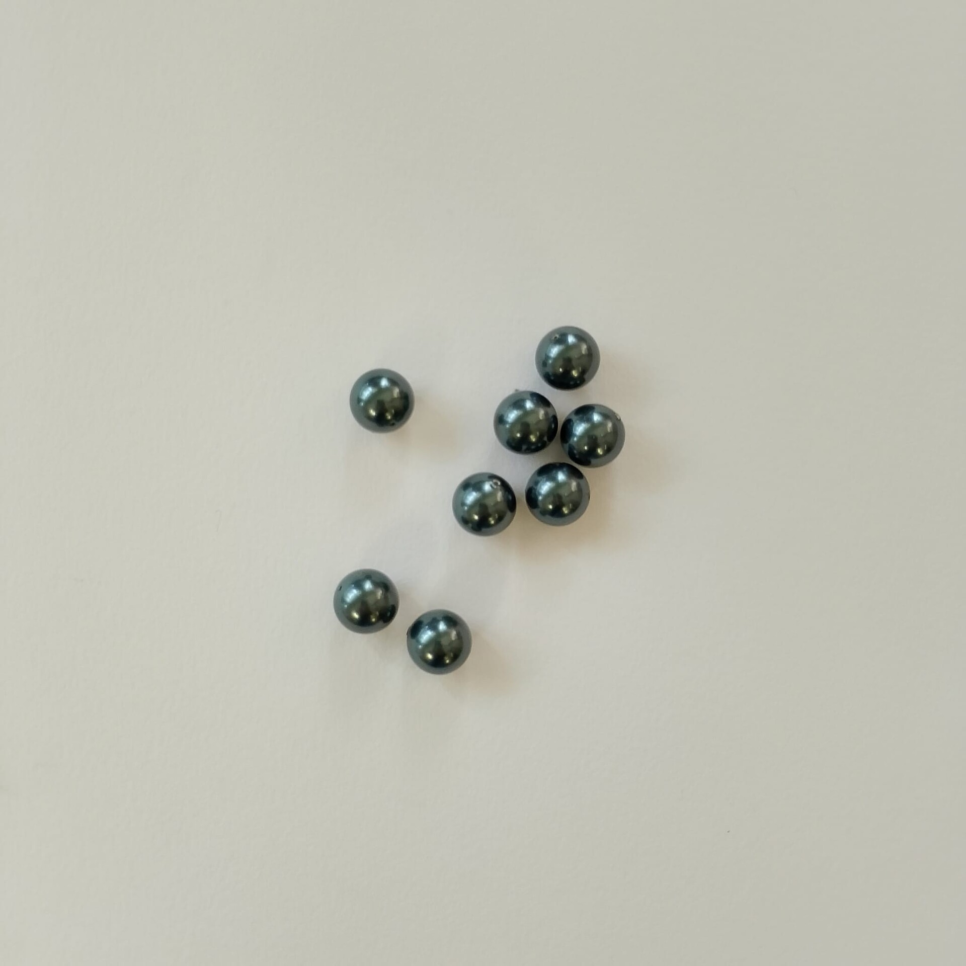 Copia di perle 5810 crystal petrol pearl swarovski busta da 30 pezzi 6mm