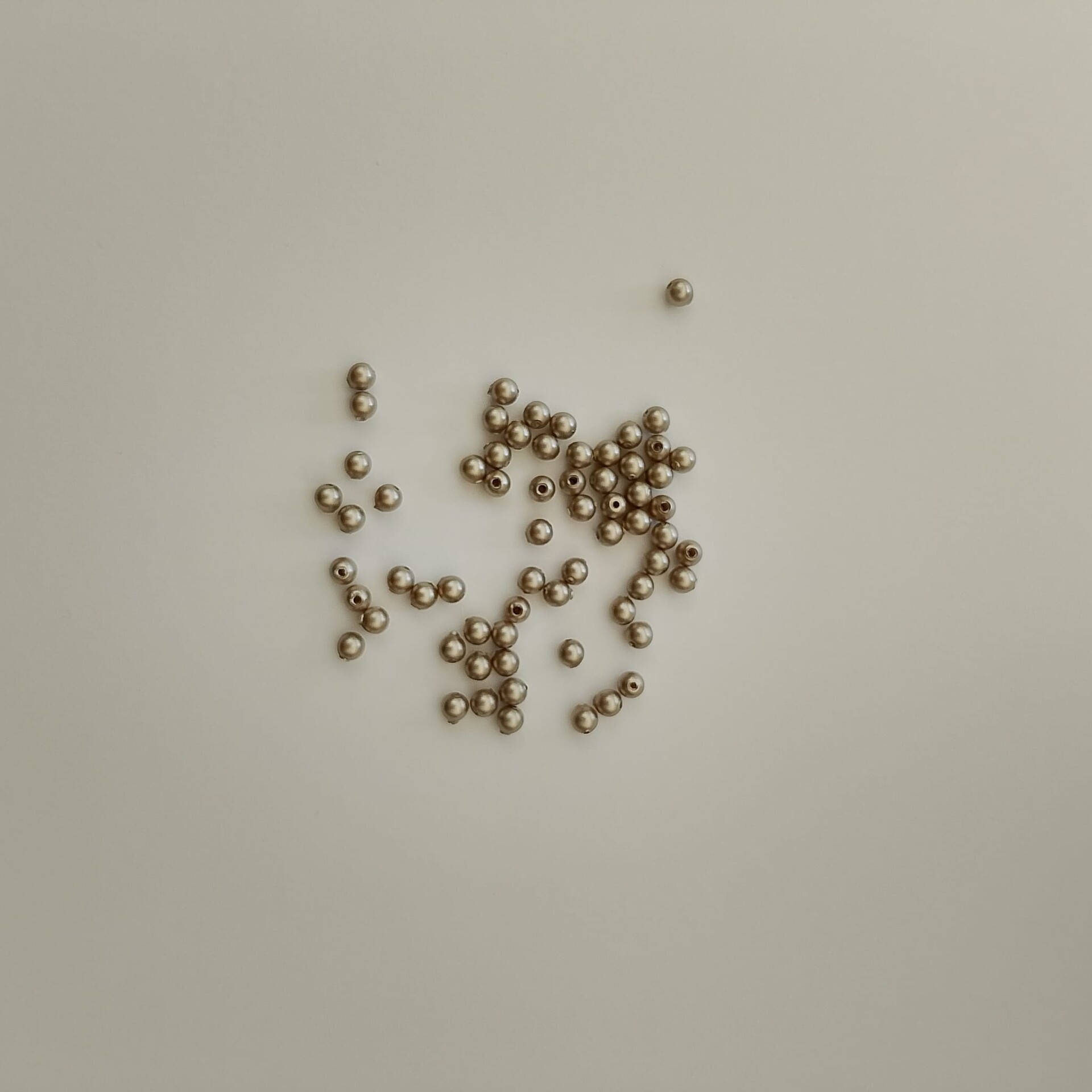 perle swarovski 3mm cristal platinum pearl swarovski busta da 100 pz
