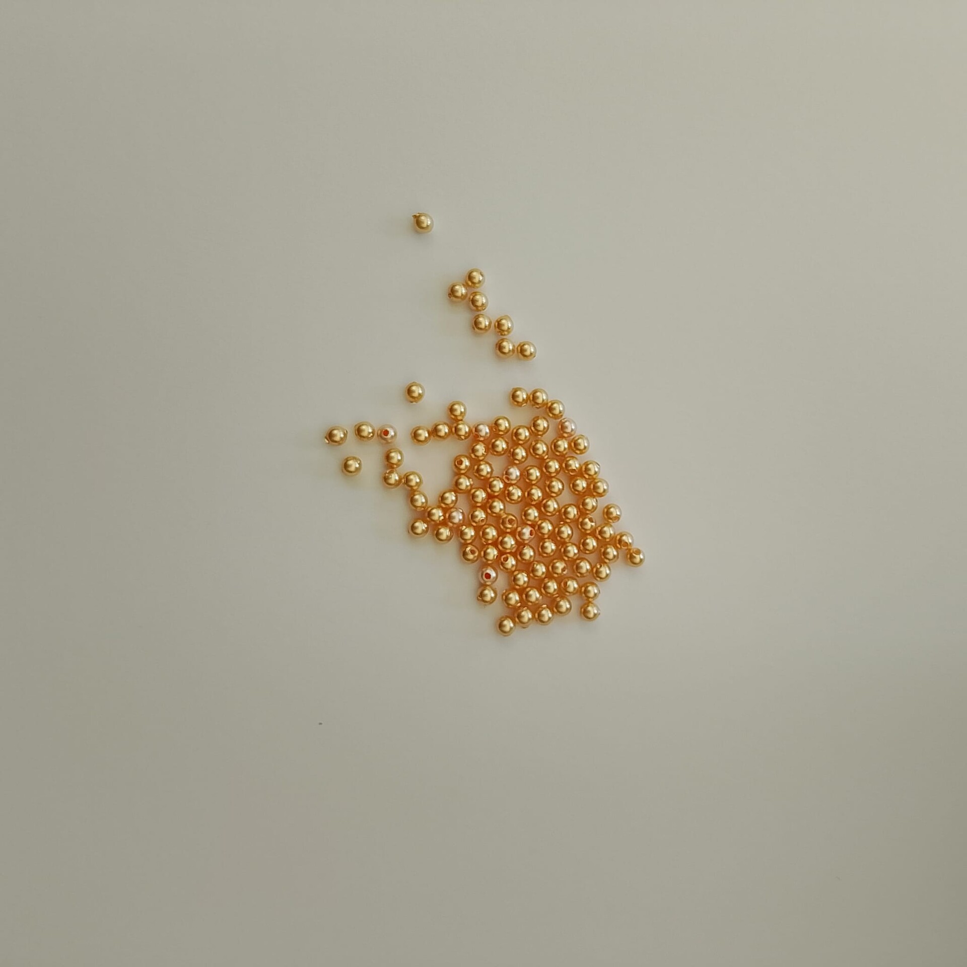 perle swarovski 3mm cristal gold pearl swarovski busta da 100 pz