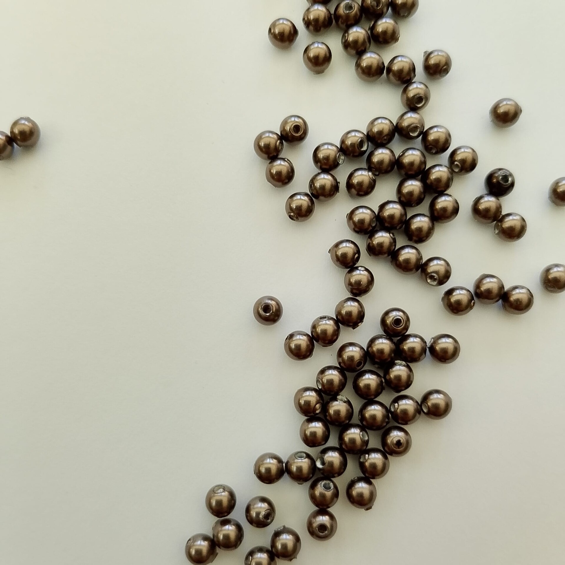 perle swarovski 3mm cristal brown pearl swarovski busta da 100 pz