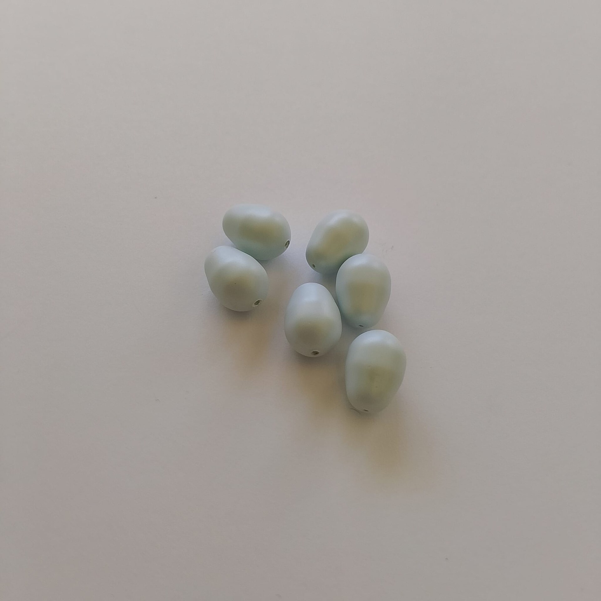 Perla a goccia  Swarovski 5821   crystal pastel blue swarovski busta da 6 pezzi 11x8 mm