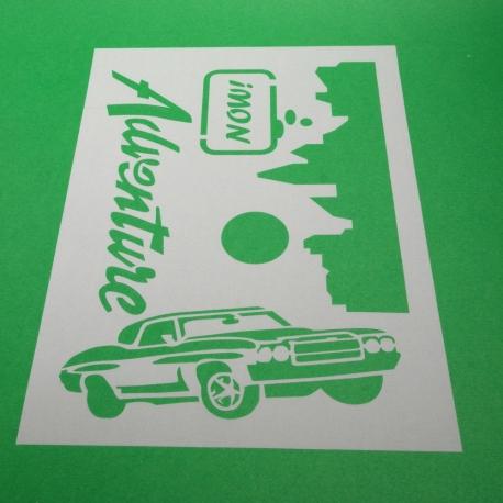Stencil adventure stamperia 21x29,7