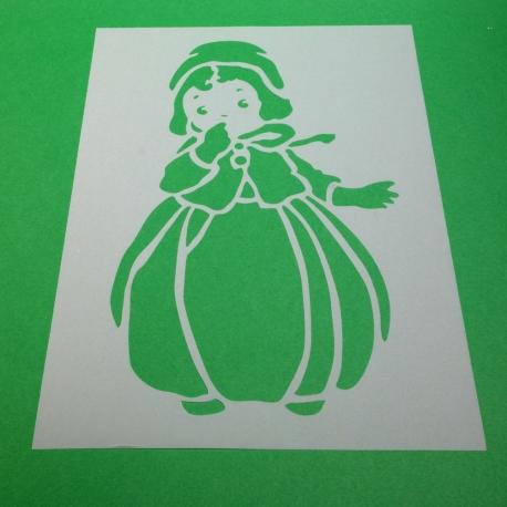 Stencil bimba stamperia 21x29,7