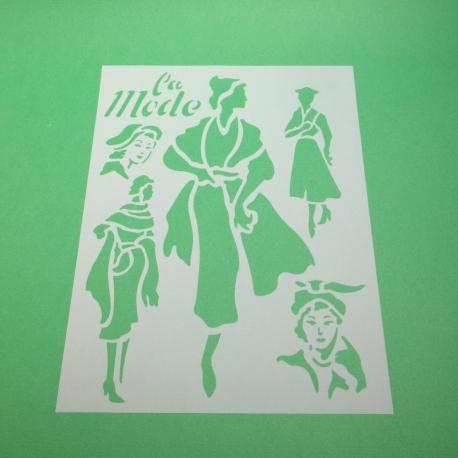 Stencil La moda stamperia 21x29,7