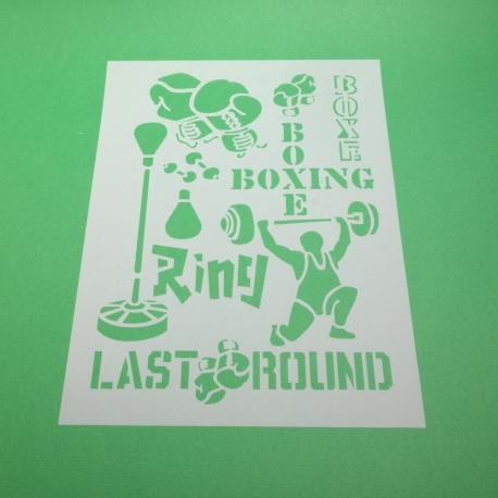 Stencil boxe stamperia 21x29,7