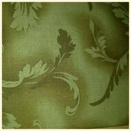 Tessuto americano verde con foglie to.do 50x55cm