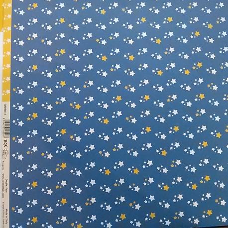 Carta da scrapbooking stelline stamperia foglio