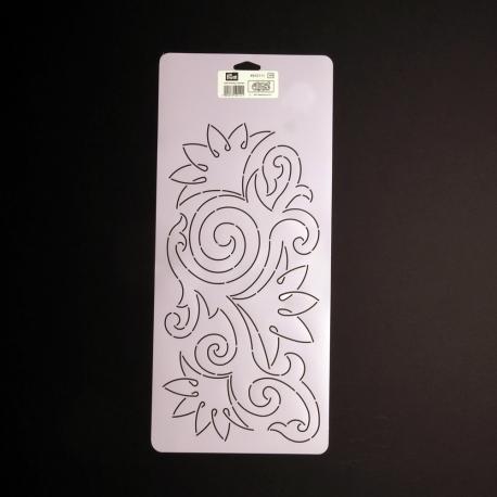Stencil da ricamo con ghirigori e foglie d'acanto  prym 44cm x 19cm
