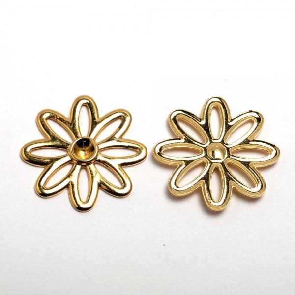 Ciondolo Margherita 17mm menoni colore oro