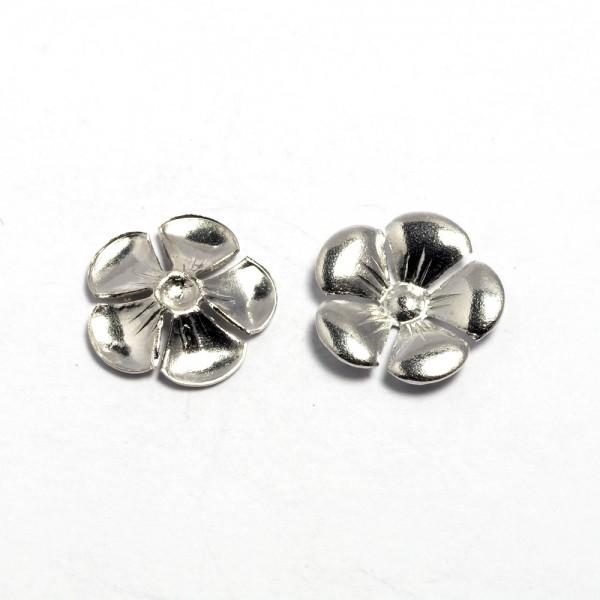 Fiorellino in ottone 5 petali colore titanio menoni confezione da 20 pezzi