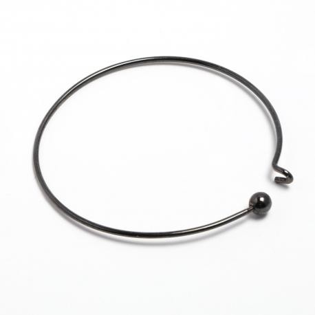 Bracciale in filo colore canna di fucile menoni busta da 3 pezzi