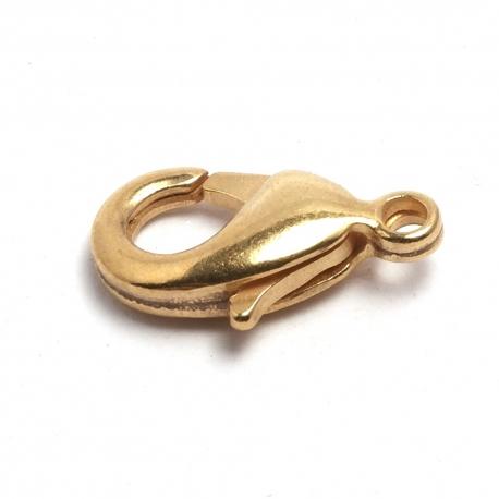 moschettone  11mm colore oro menoni busta da 5 pezzi