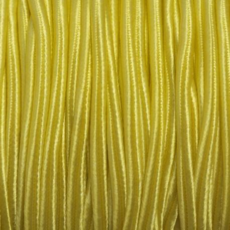 Fettuccia soutache  71giallo/3 arti e grafica 3mm busta da 5mt
