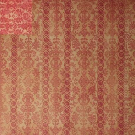 Carta da scrapbooking decori fiorentini stamperia foglio