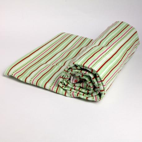 tessuto Tante  Ema verde decorato TANTE EMA 130X30CM