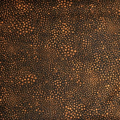 Tessuto americano marrone a pois terra di siena arti e grafica 110x30cm