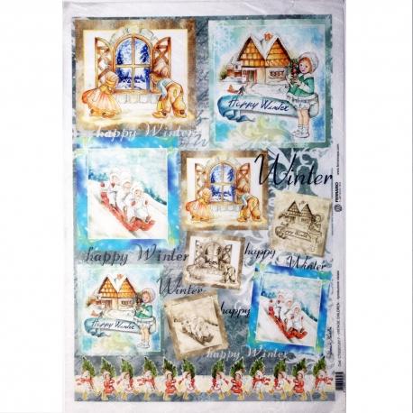 Vintage children ferrario 33x48