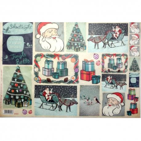 Silent night stamperia 33x48