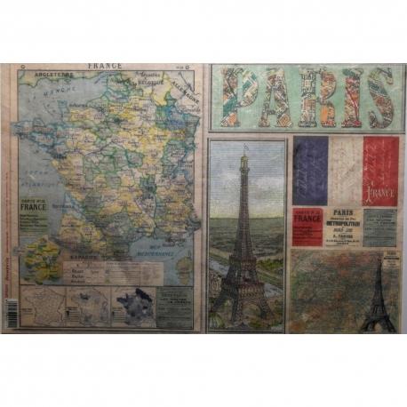 Carta riso Parigi stamperia 33x48