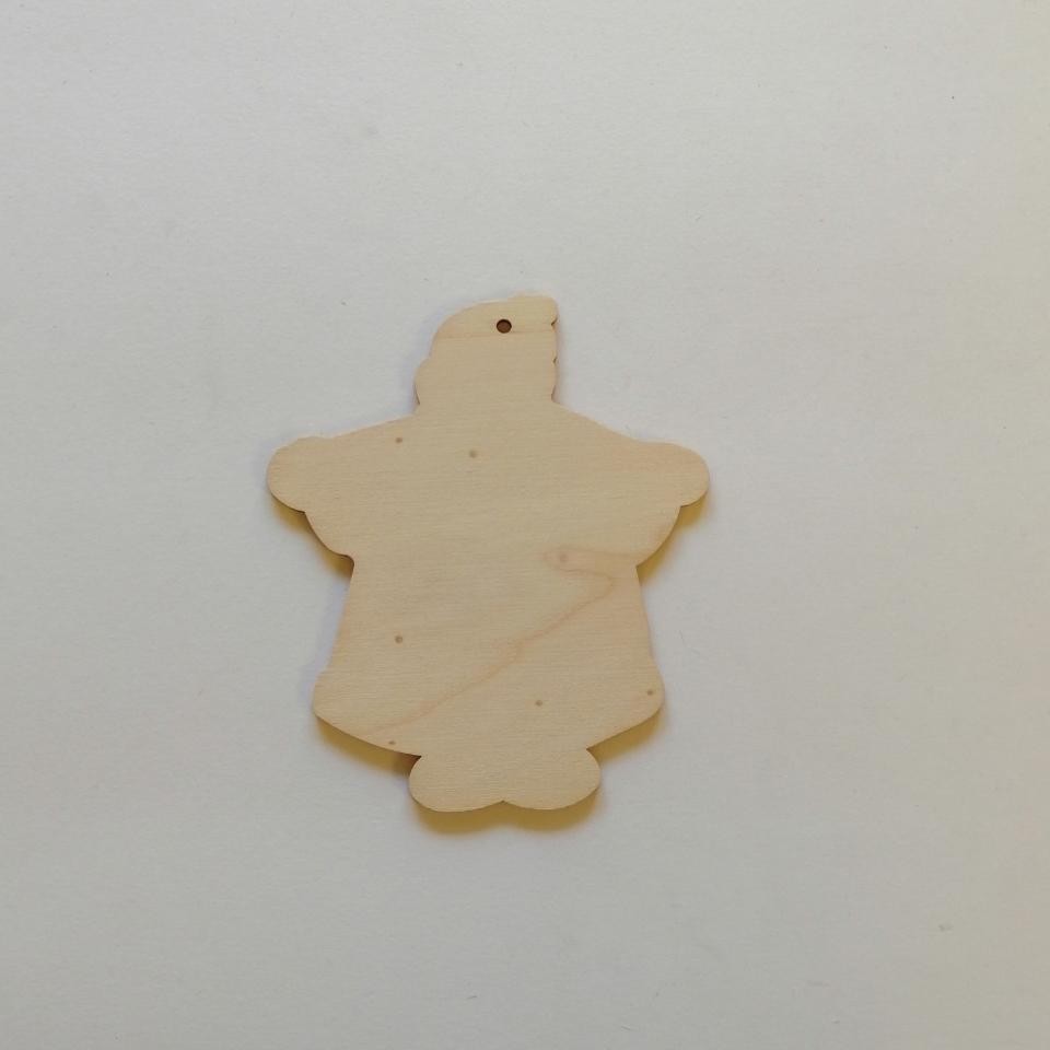Sagome in legno da decorare  Babbo Natale to do 11x12,5cm