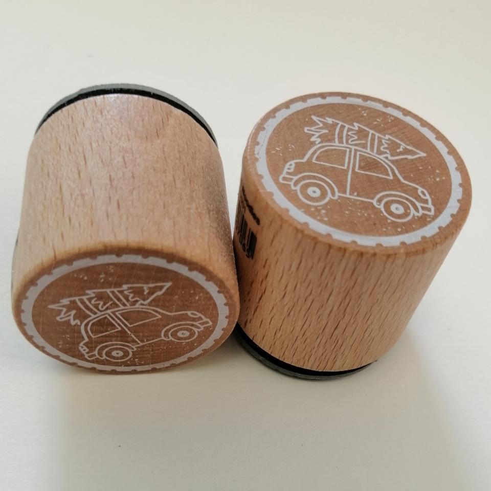 Automobile con abete Timbro Woodies diametro 3cm