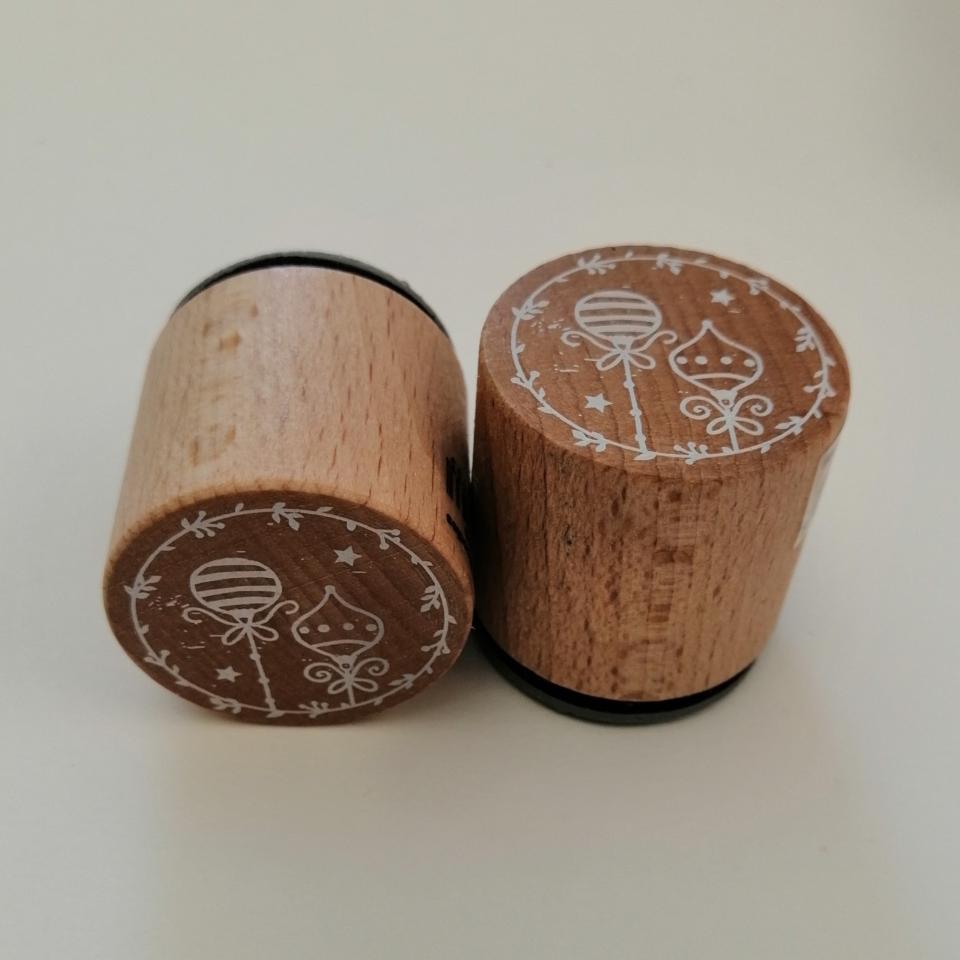 Decori natalizi Timbro Woodies diametro 3cm