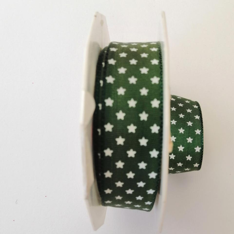 Decoro mini stars arti e grafica fondo verde scuro mm25