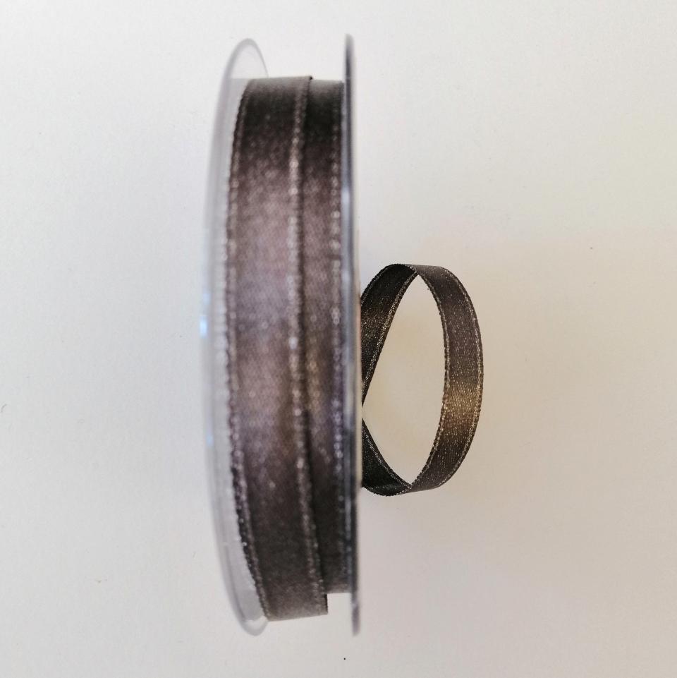 decoro metallizzato  pbs fondo tortora con perfili argento 10mm