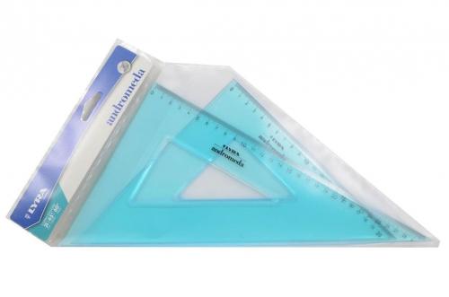 coppia squadre andromeda  lyra fila lunghezza 31cm  45° - 60°
