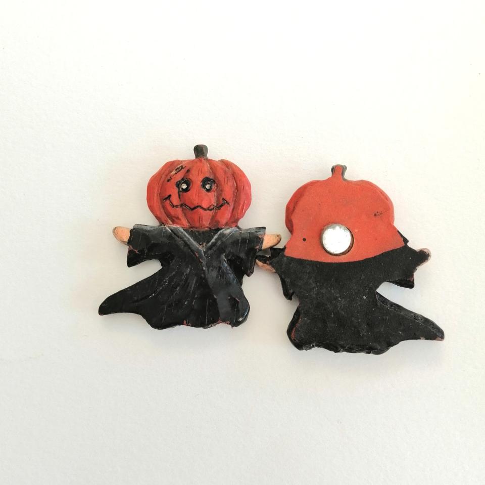 Calamita Fantasma con zucca stamperia 4 cm
