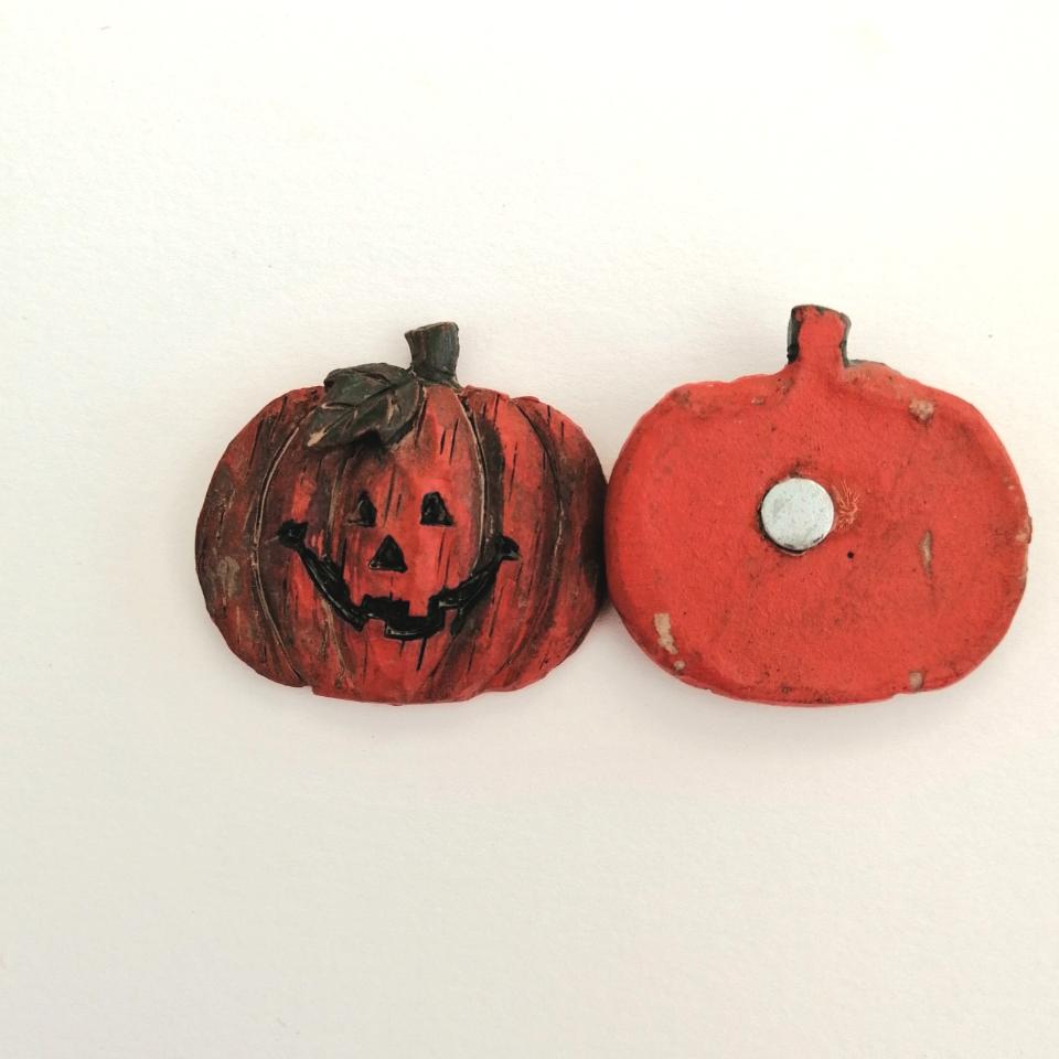 Calamita zucca  stamperia 4 x 3.5 cm