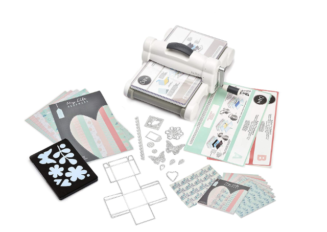 Big Shot Plus My Life Handmade Sizzix StarterKit White/Gray