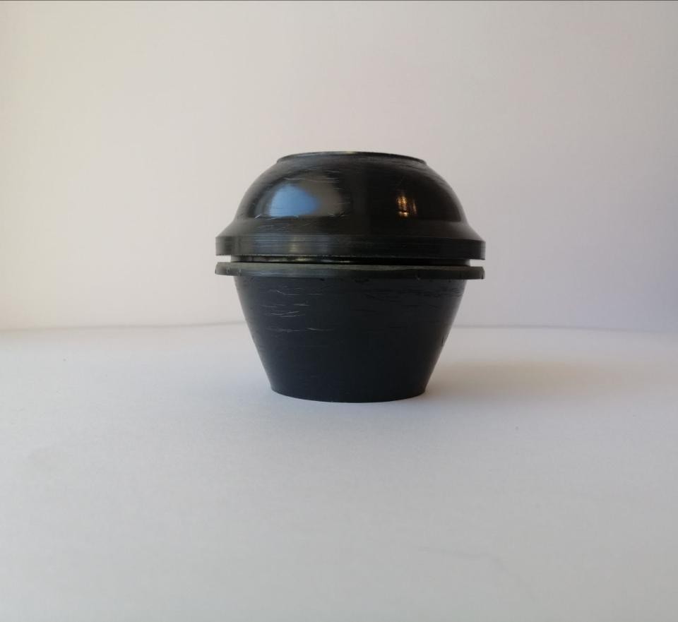 stampo per candela semisferico stamperia  diametro 8 cm