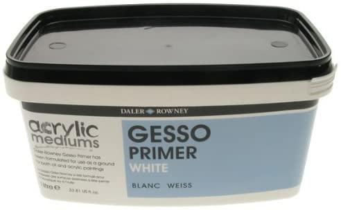 gesso primer bianco daler rowney barattolo 1 litro