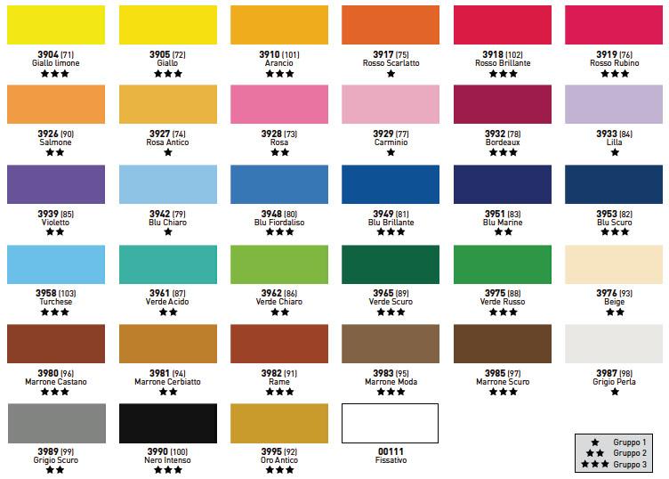 colori per stoffa fai da te batik deka serie L busta da 10 gr