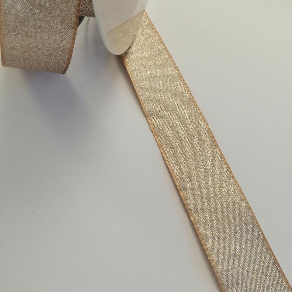 nastro poliestere oro Stafil 25 mm x 1 mt