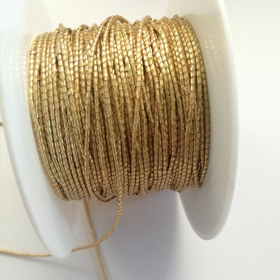 cordino oro elasticizzato goldina 2mm x 5 mt