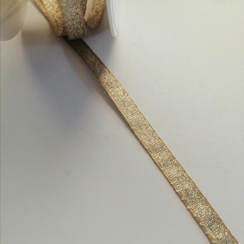 nastro oro chiaro Stafil 5 mm per 1mt