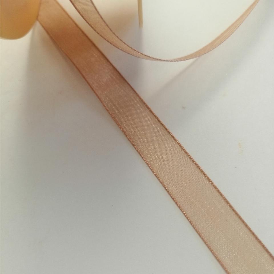 nastro organza oro arti e grafica 10 mm x 4 mt