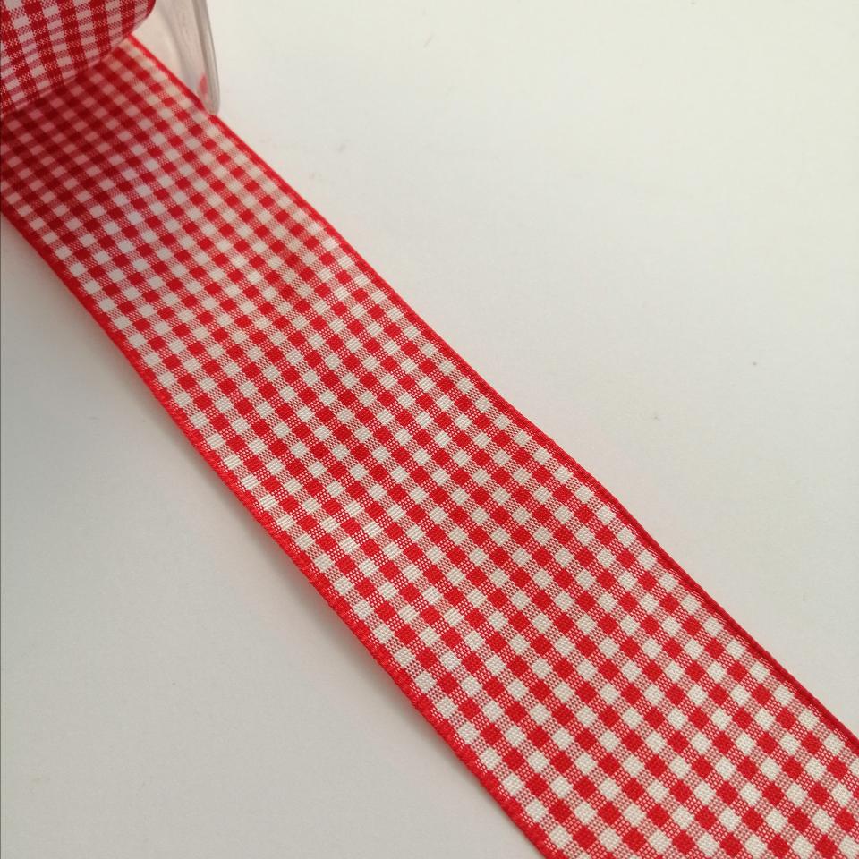 nastro quadrettato rosso e bianco Stafil 40 mm x 1 mt