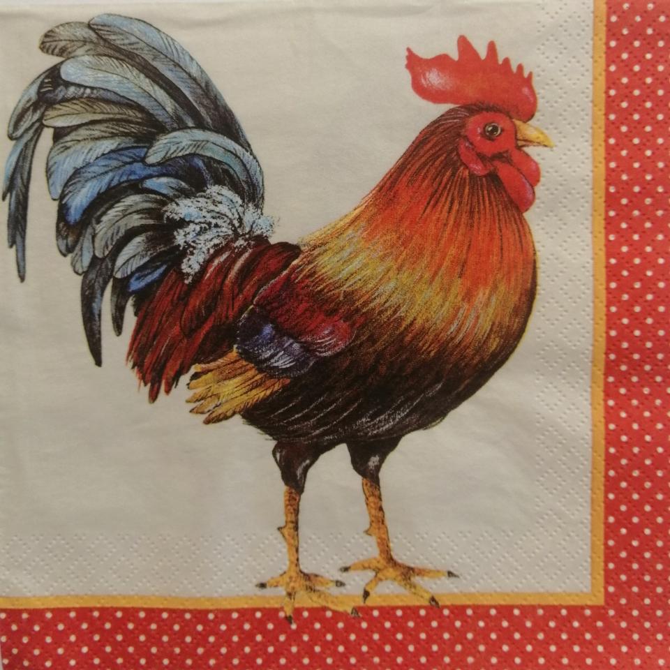 tovaglioli gallo arti e grafica busta da 2 pezzi 33 x 33