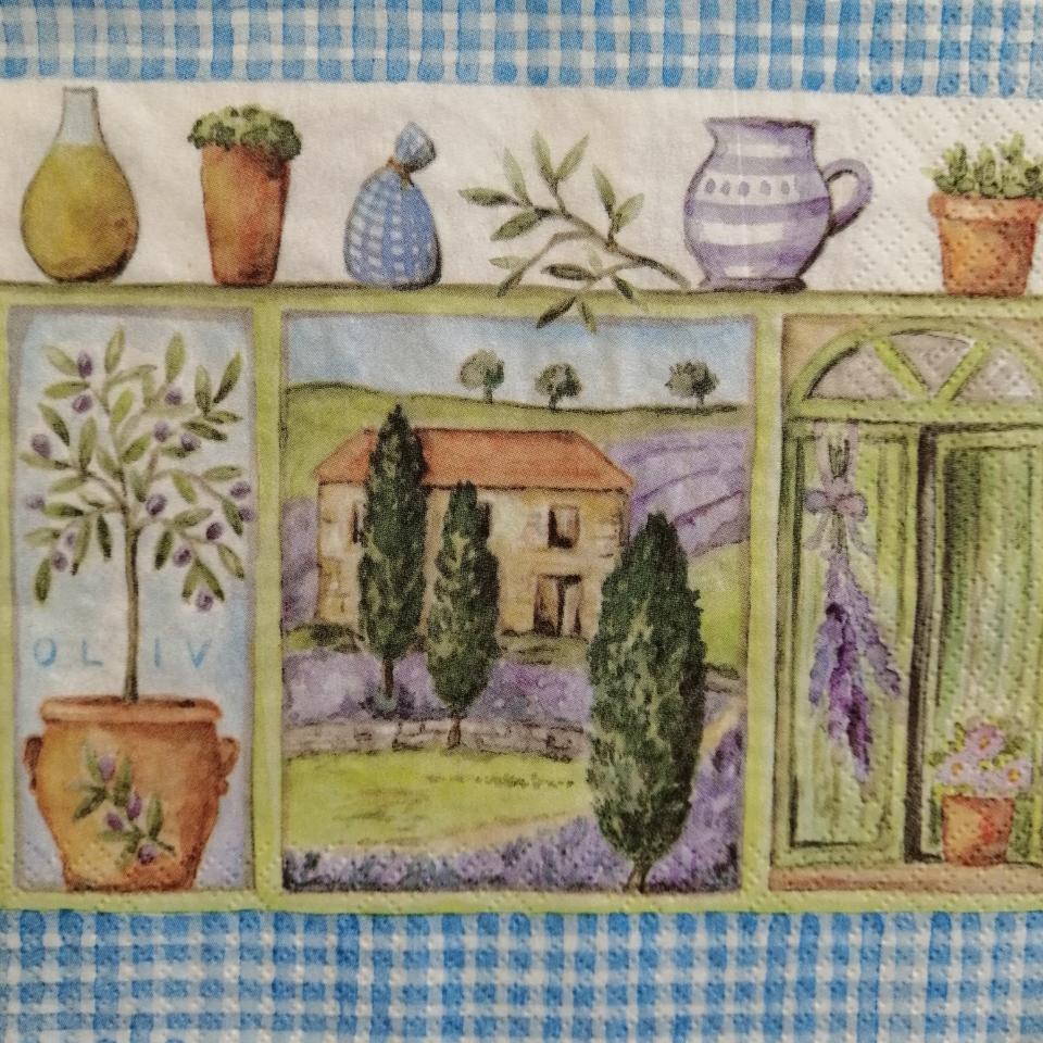 tovaglioli per decoupage paesaggi arti egrafica busta da 2 pezzi 33 x 33 cm