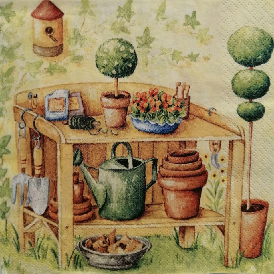 tovaglioli per decoupage giardinaggio arti e grafica busta da 2 pezzi 33 x 33 cm