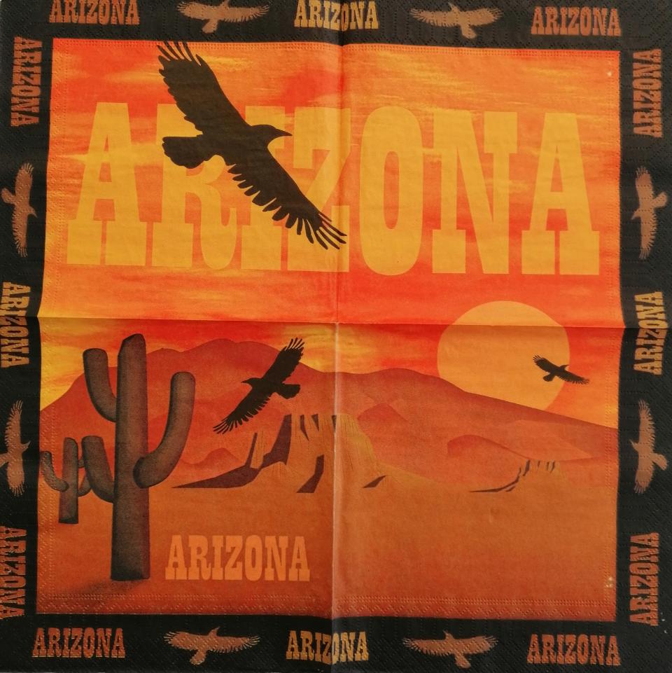 tovaglioli per decoupage arizona arti e grafica busta da 2 pezzi 33 x 33 cm