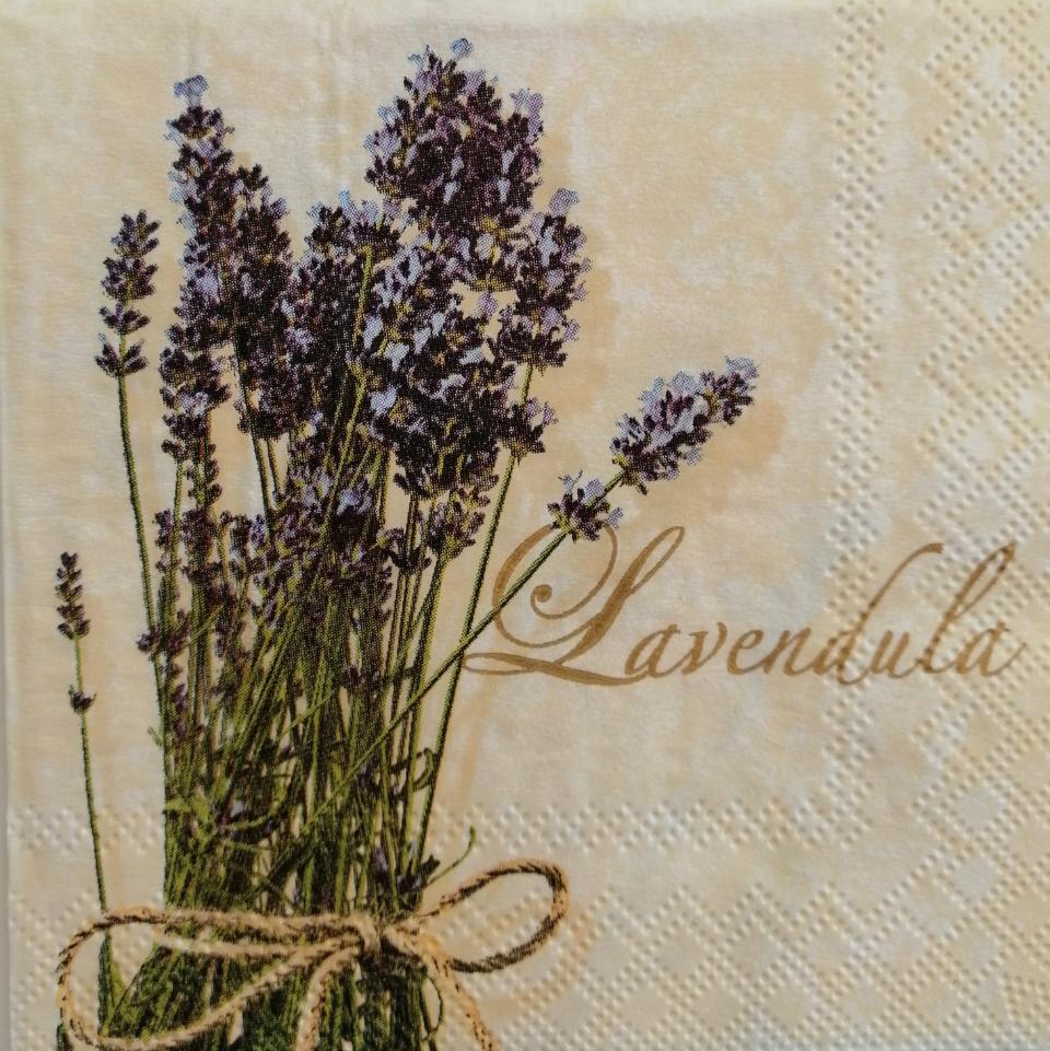 tovaglioli per decoupage lavanda arti e grafica busta da 2 pezzi 25 x 25 cm