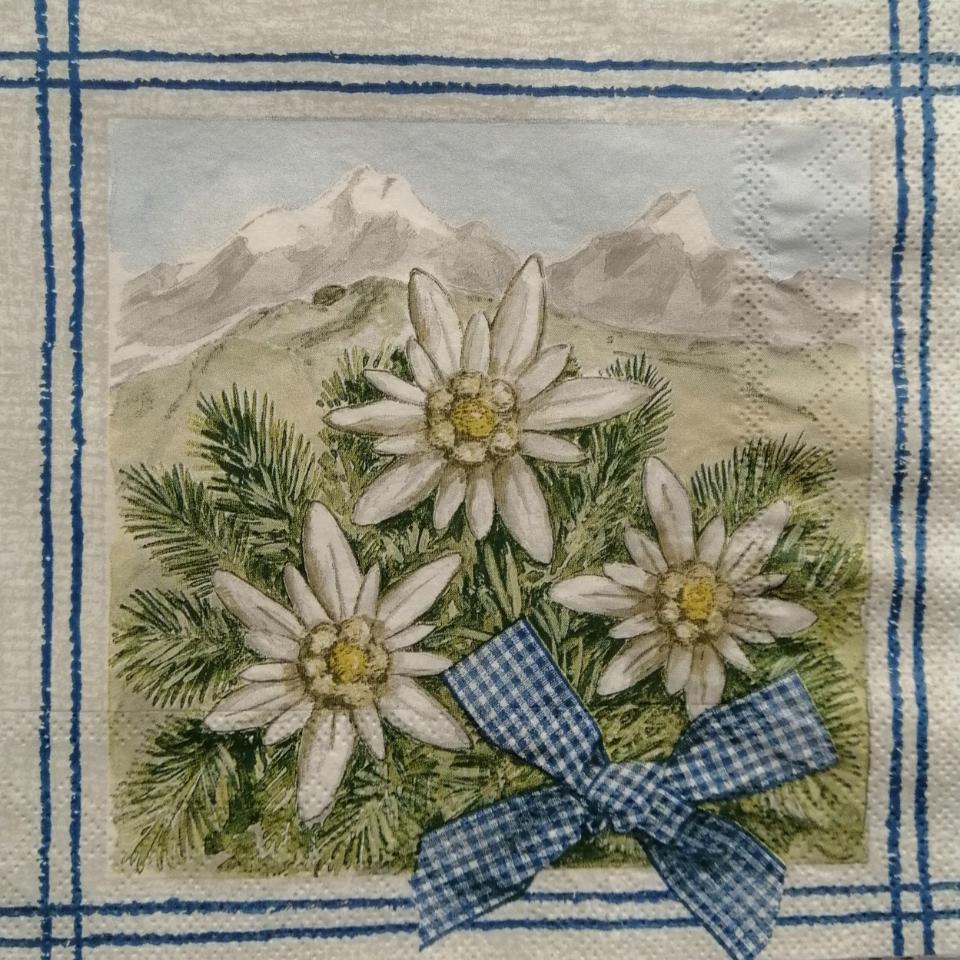 tovaglioli per decoupage fiori mazzetto margherite arti e grafica busta da 2 pezzi 33 x 33 cm