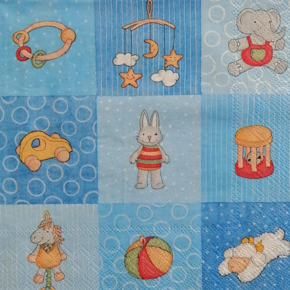 tovaglioli per decoupage decori nascita bimbo arti e grafica busta da 2 pezzi 33 x 33 cm