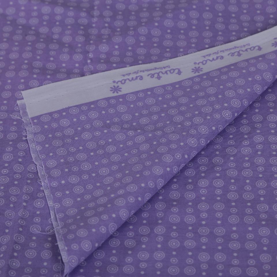 Stoffa Tante ema glicine con cerchi  TANTE EMA 130X30CM